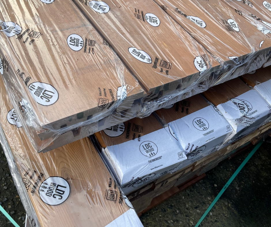 Product Highlight: Our thermally modified wood products are ideal for clients seeking a low-maintenance alternative to tropical hardwoods, featuring beautiful, natural tones and excellent stability.