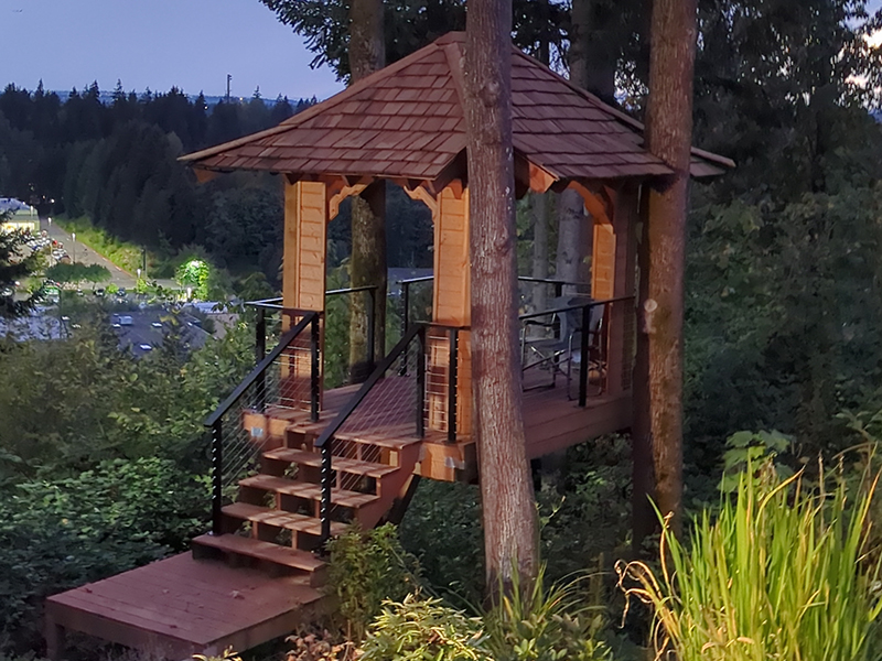 Treehouse Gazebo by Issaquah Lumber