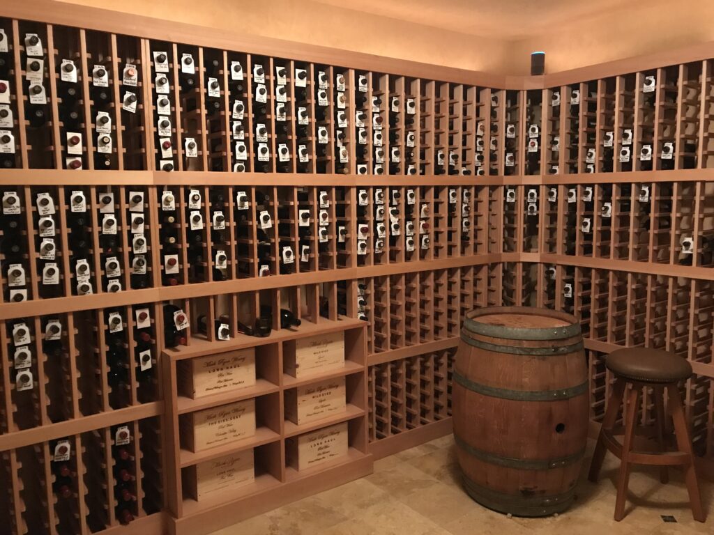 wood wine cellar by Issaquah Lumber